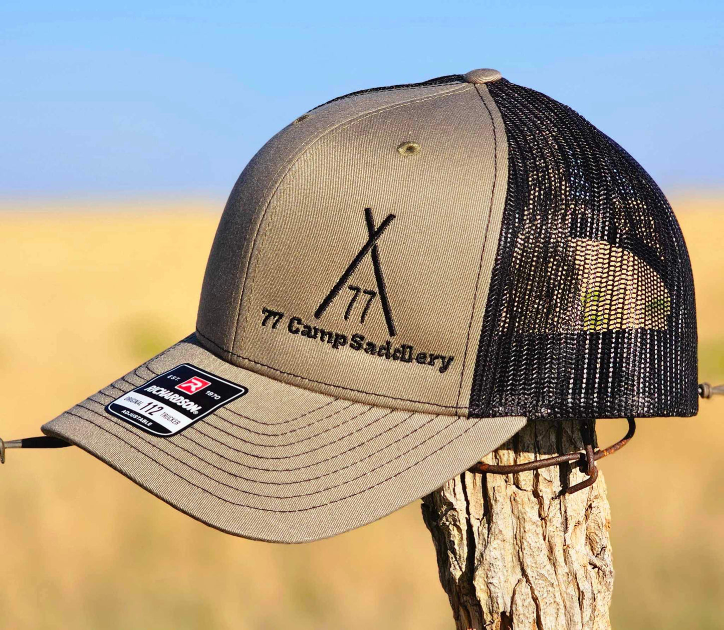 Military & Black Cap with Teepee Logo